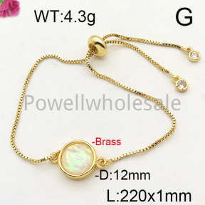 Fashion Brass Bracelet  F6B402383vhha-J101