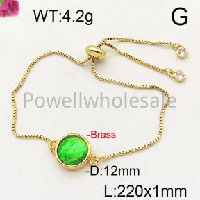 Fashion Brass Bracelet  F6B402385vhha-J101