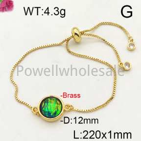 Fashion Brass Bracelet  F6B402386vhha-J101