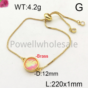 Fashion Brass Bracelet  F6B402387vhha-J101