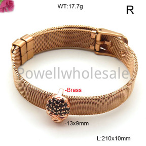 Fashion Brass Bangle  F6BA40844vhha-L002