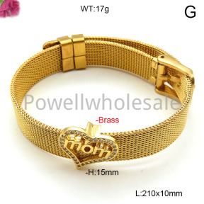 Fashion Brass Bangle  F6BA40867vhha-L002