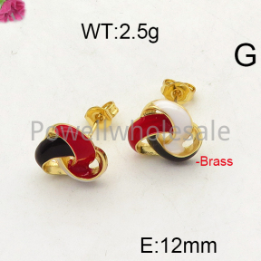 Fashion Brass Earrings  F6E300845vbmb-J40