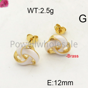 Fashion Brass Earrings  F6E300847vbmb-J40
