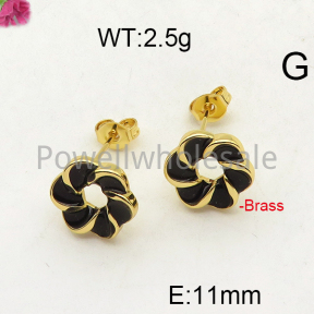 Fashion Brass Earrings  F6E300849vbmb-J40