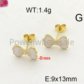 Fashion Brass Earrings  F6E300853vbmb-J40