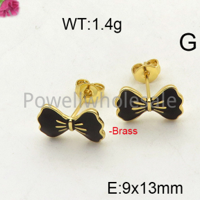 Fashion Brass Earrings  F6E300855vbmb-J40