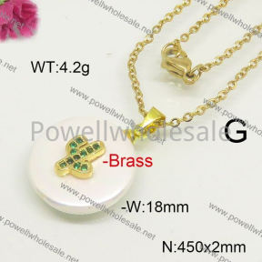 Fashion Necklace  F6N41559ahlv-J66