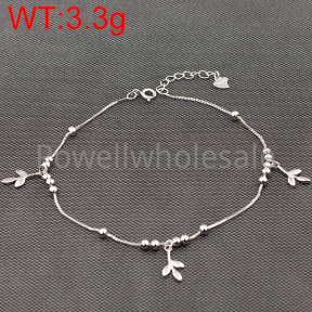 925 Silver Anklet  JA40003aioo-M112  YJ0039