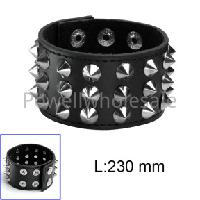 Buckle bracelet with double row rivet  JUS807BR01001bbov
