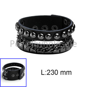 Hollow alloy chain Buckle bracelet  JUS807BR01101vbnb